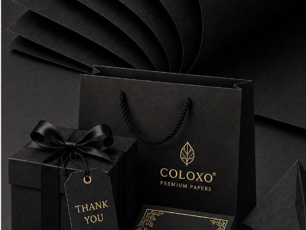 Black Kraft Paper Range product materials