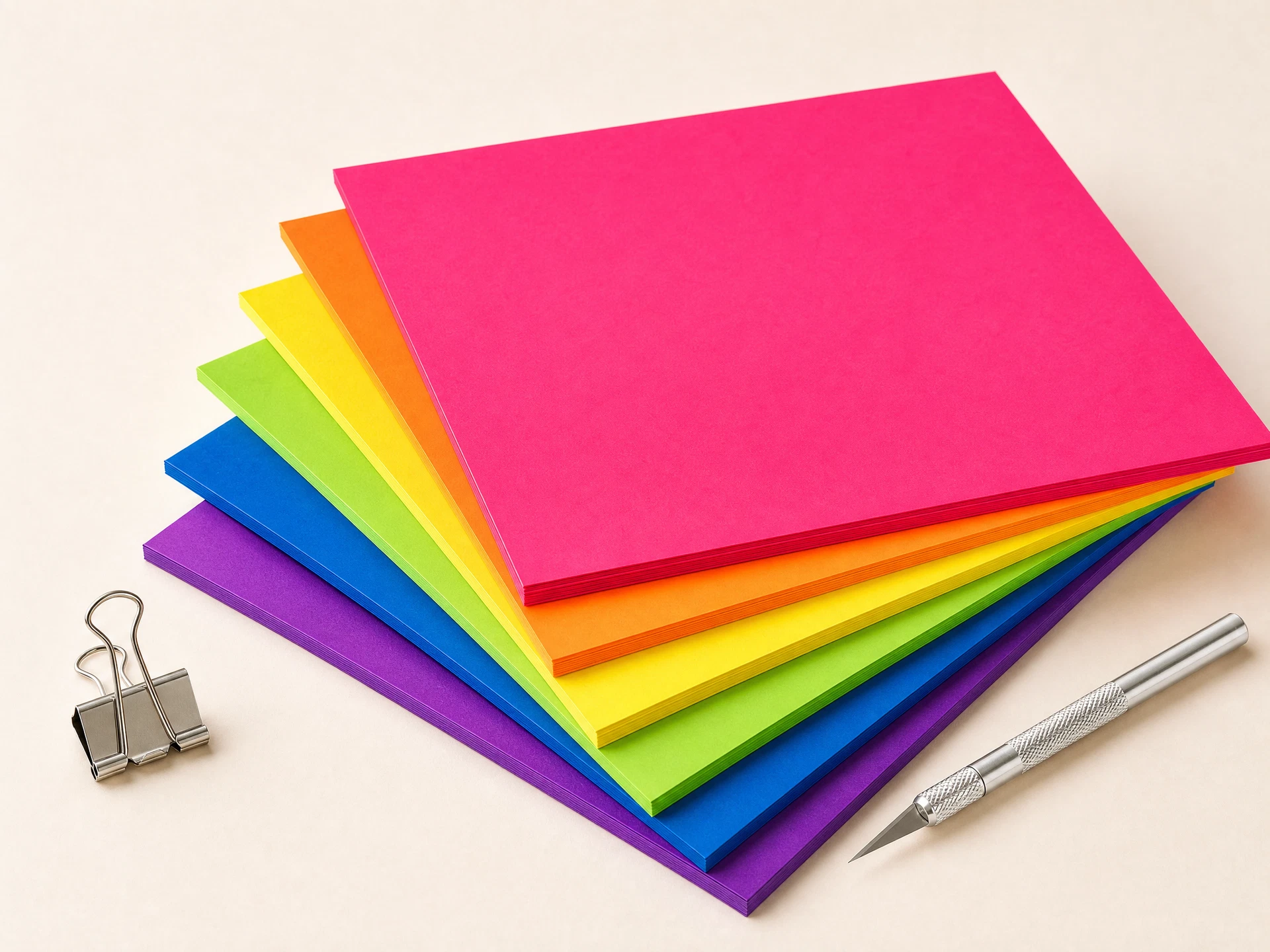 Fluorescent and Color Papers product materials