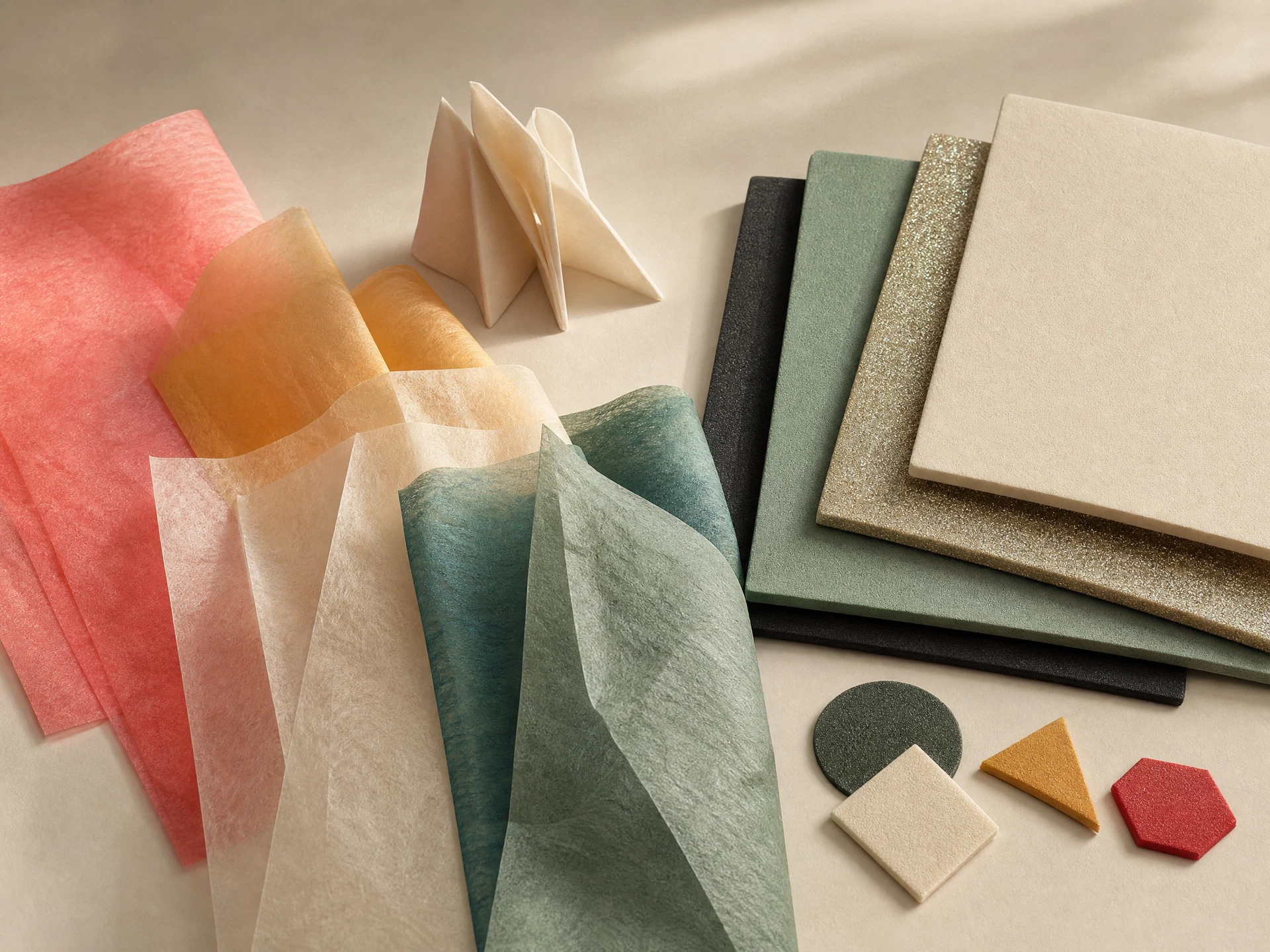 Tissue, Foam and Craft product materials