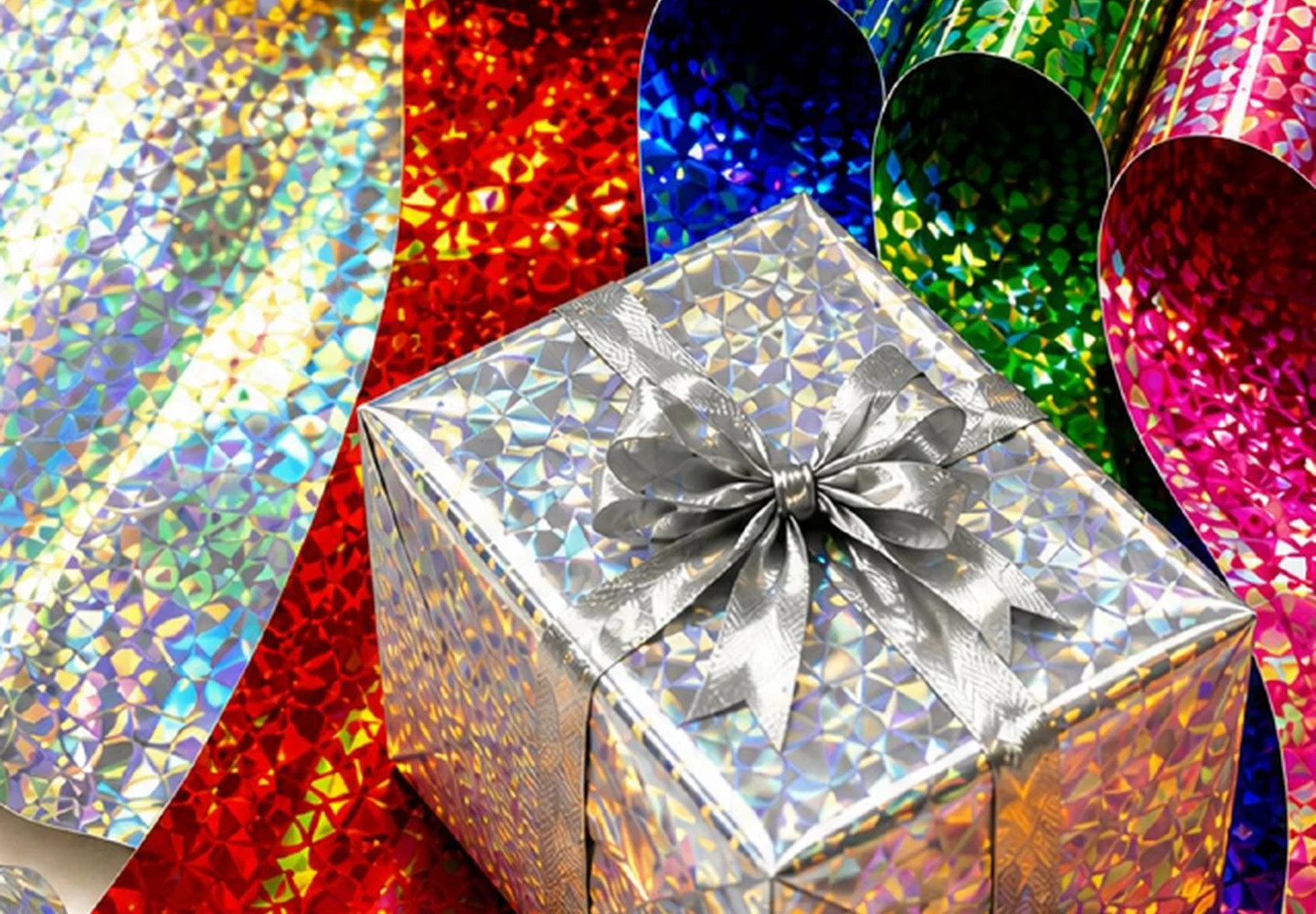 Holographic Gift Sheets Collection product materials